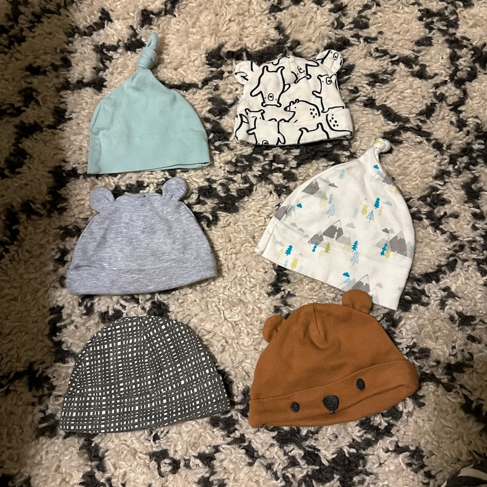 Random baby boy hats